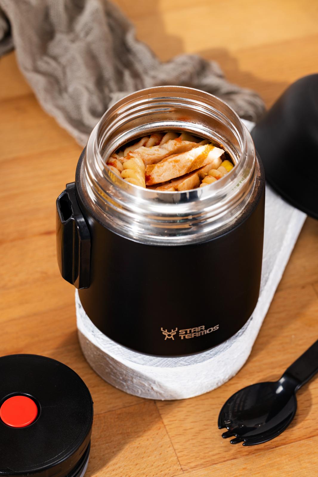 STAR TERMOS® | ThermBox Paslanmaz Çelik Yemek Termosu 500 ML