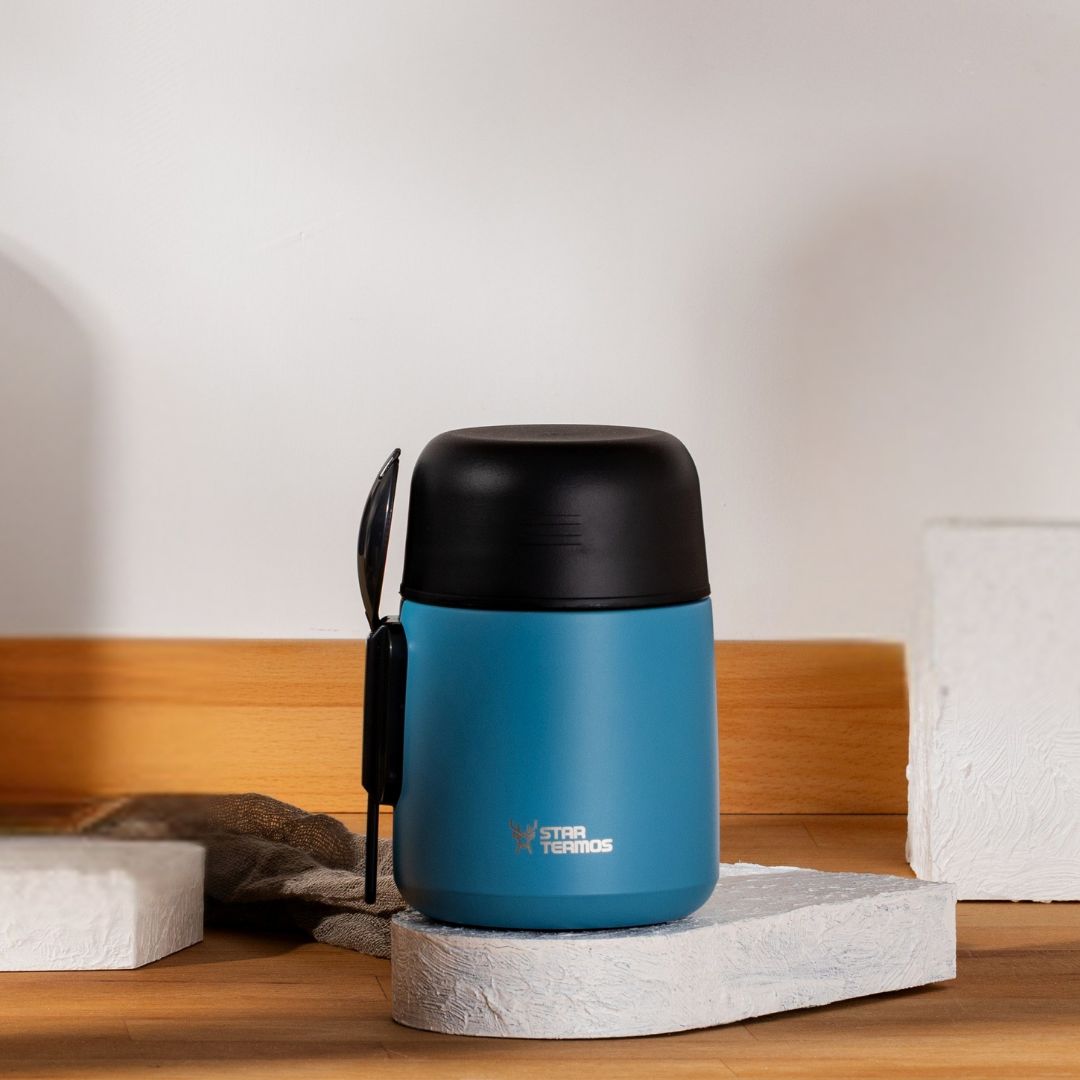 STAR TERMOS® | ThermBox Paslanmaz Çelik Yemek Termosu 500 ML
