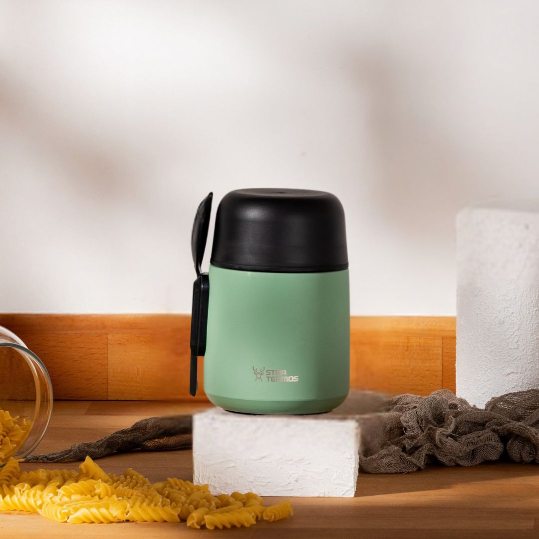 STAR TERMOS® | ThermBox Paslanmaz Çelik Yemek Termosu 500 ML