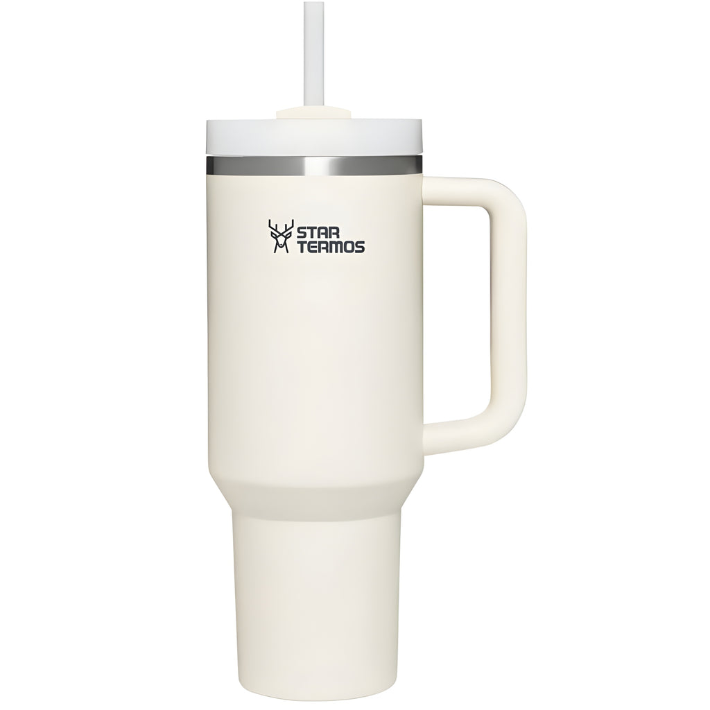 STAR TERMOS® | Aqua Paslanmaz Çelik Pipetli Termos 900 ML