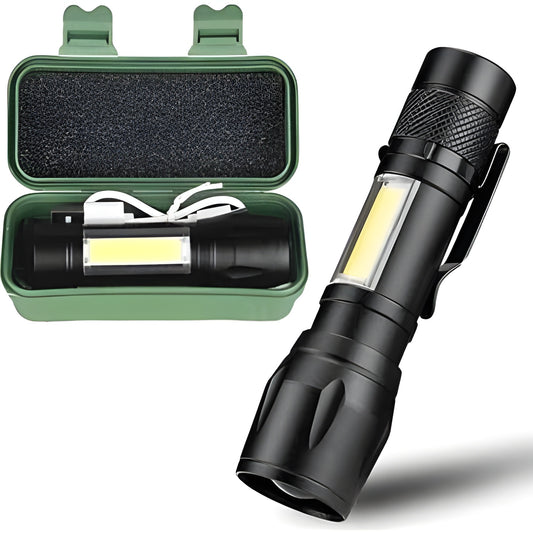 ATAK™ Şarjlı LED El Feneri | 3 Fonksiyonlu