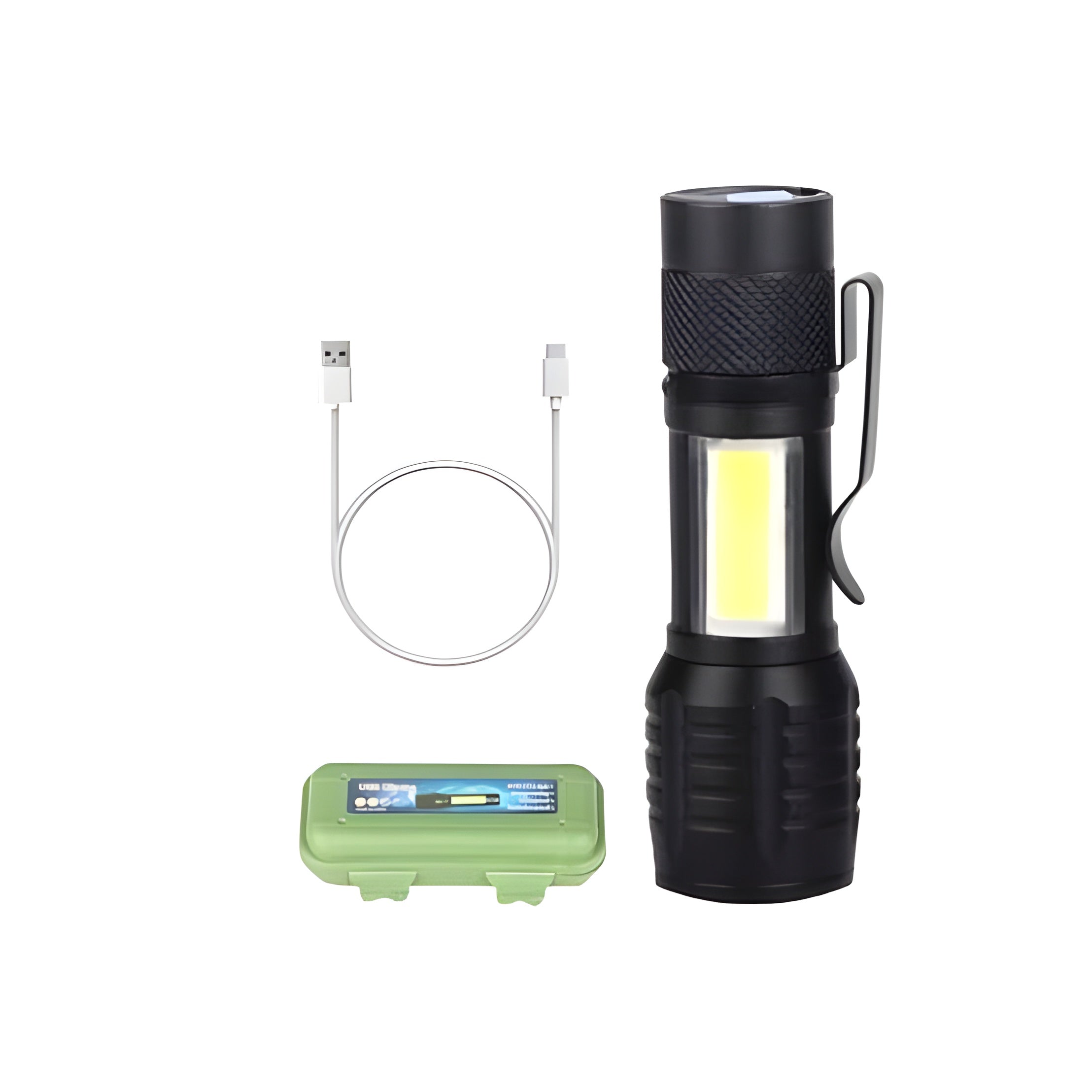 ATAK™ Şarjlı LED El Feneri | 3 Fonksiyonlu