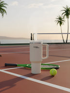 STAR TERMOS® | Aqua Paslanmaz Çelik Pipetli Termos 900 ML