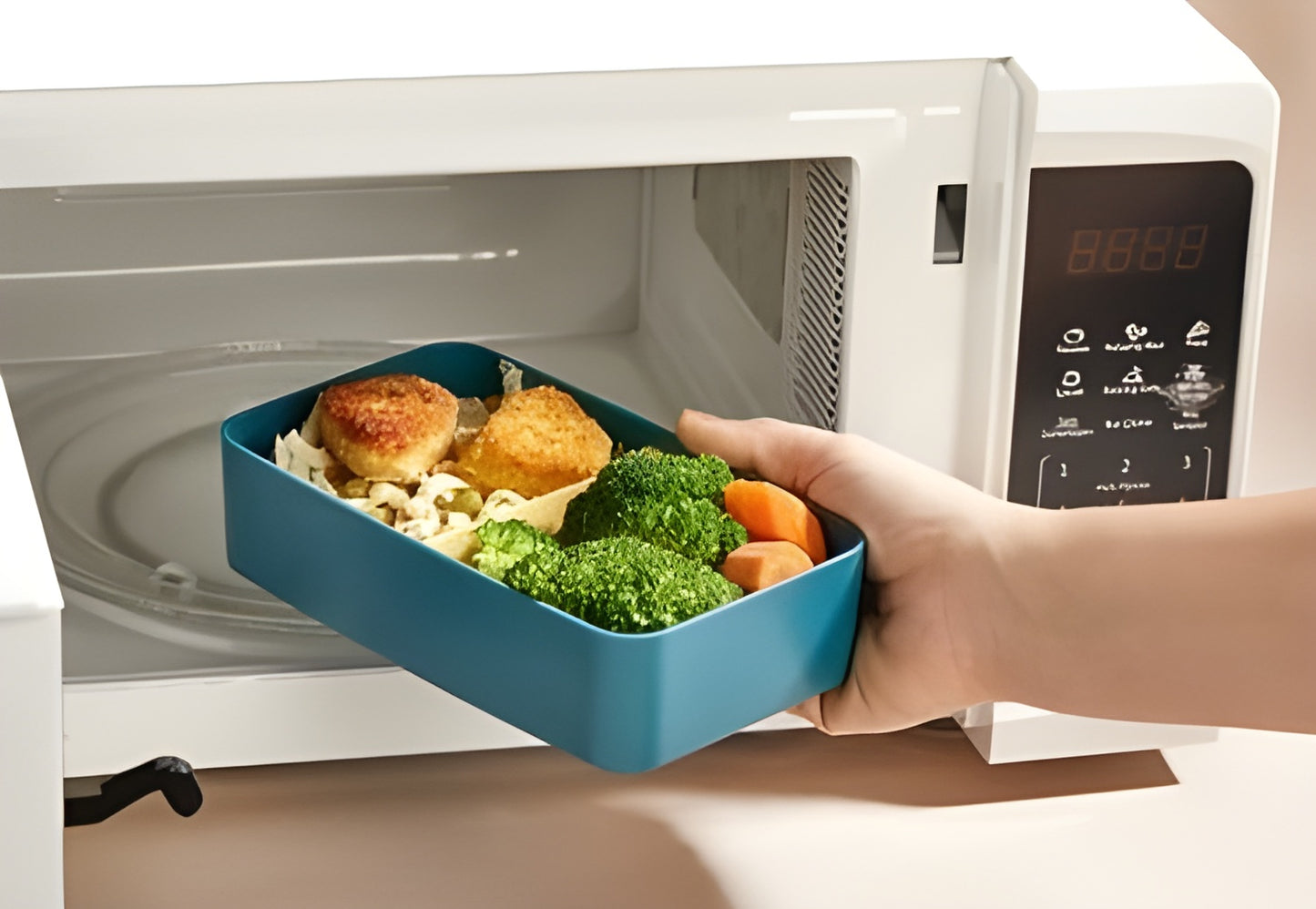 Ortadan Bölmeli 2 Katlı Beslenme Kabı | Lunch Box