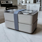 Ortadan Bölmeli 2 Katlı Saklama Kabı | Lunch Box